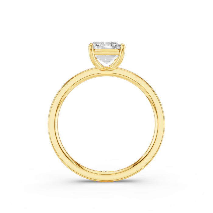 Radiant Cut Solitaire Diamond Engagement Ring