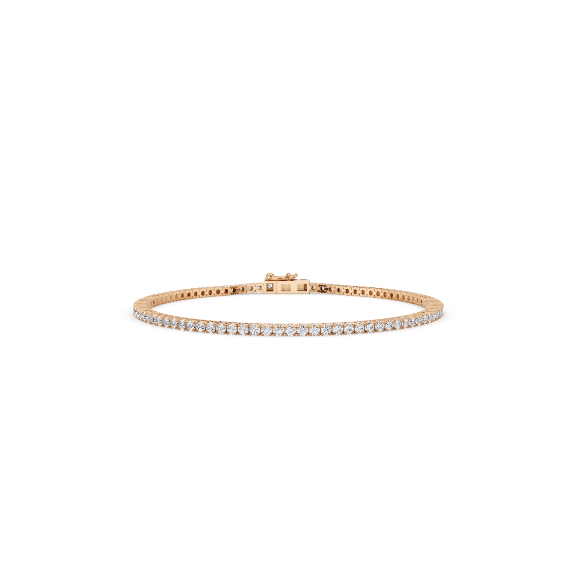 Round Diamond Tennis Bracelet