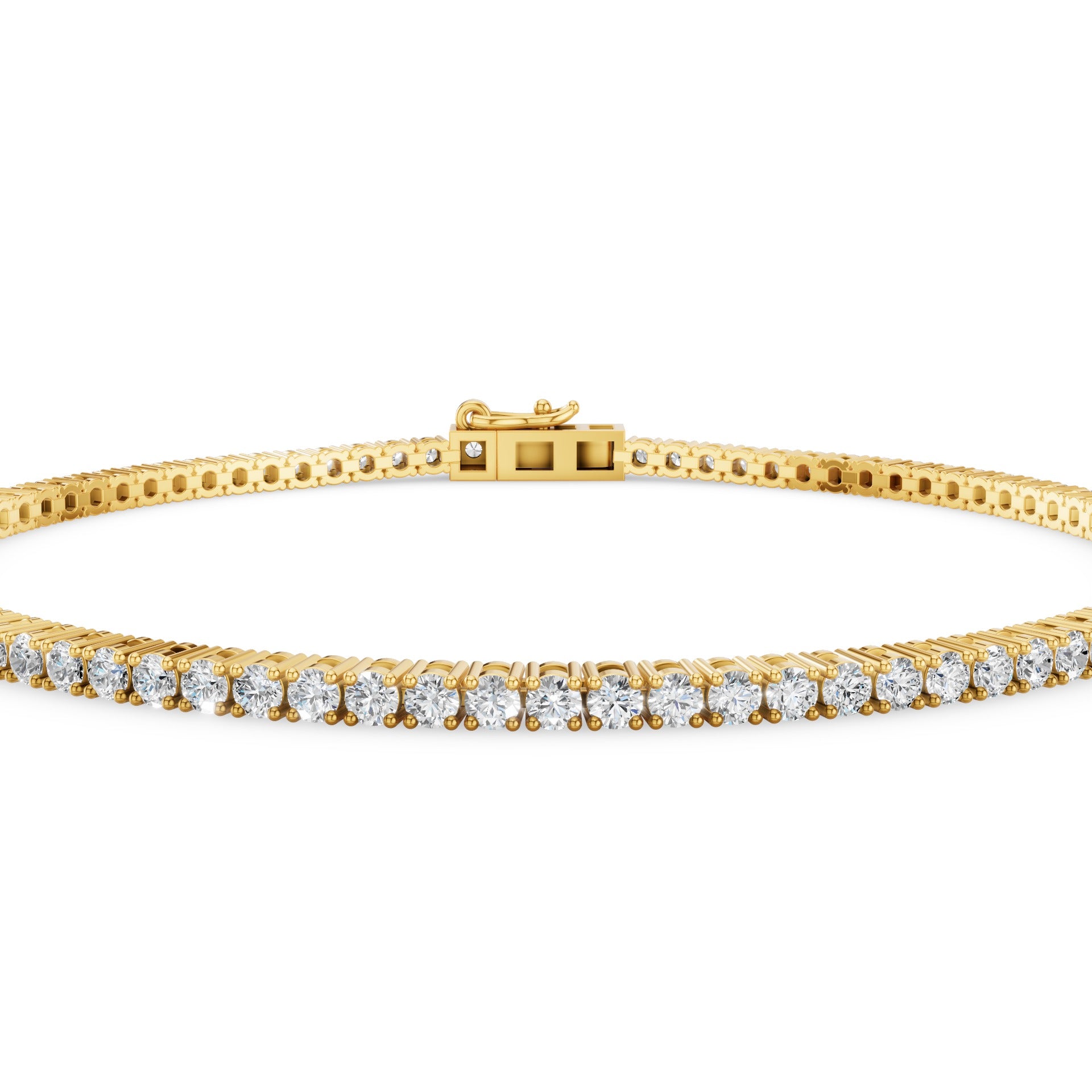 Round Diamond Tennis Bracelet