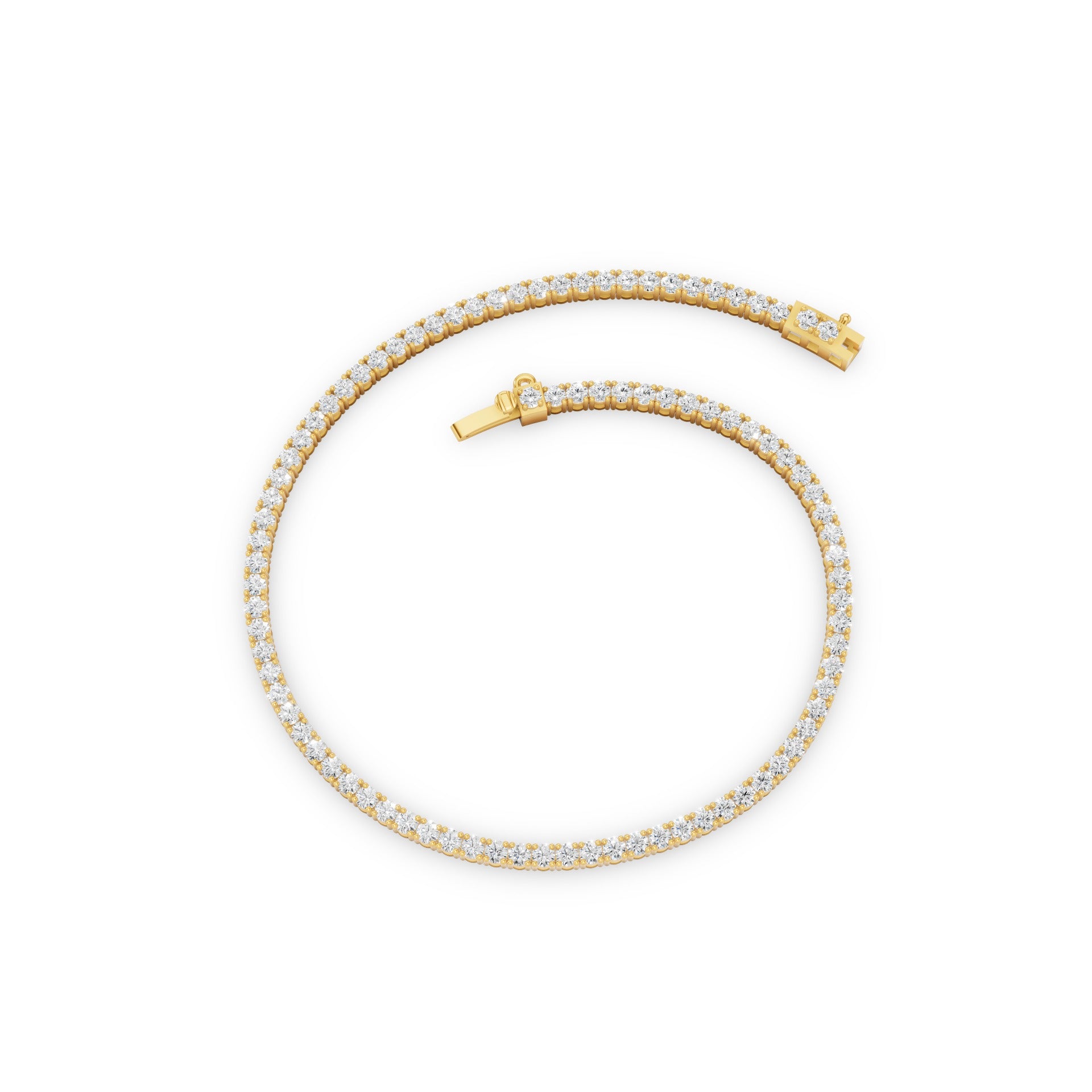 Round Diamond Tennis Bracelet