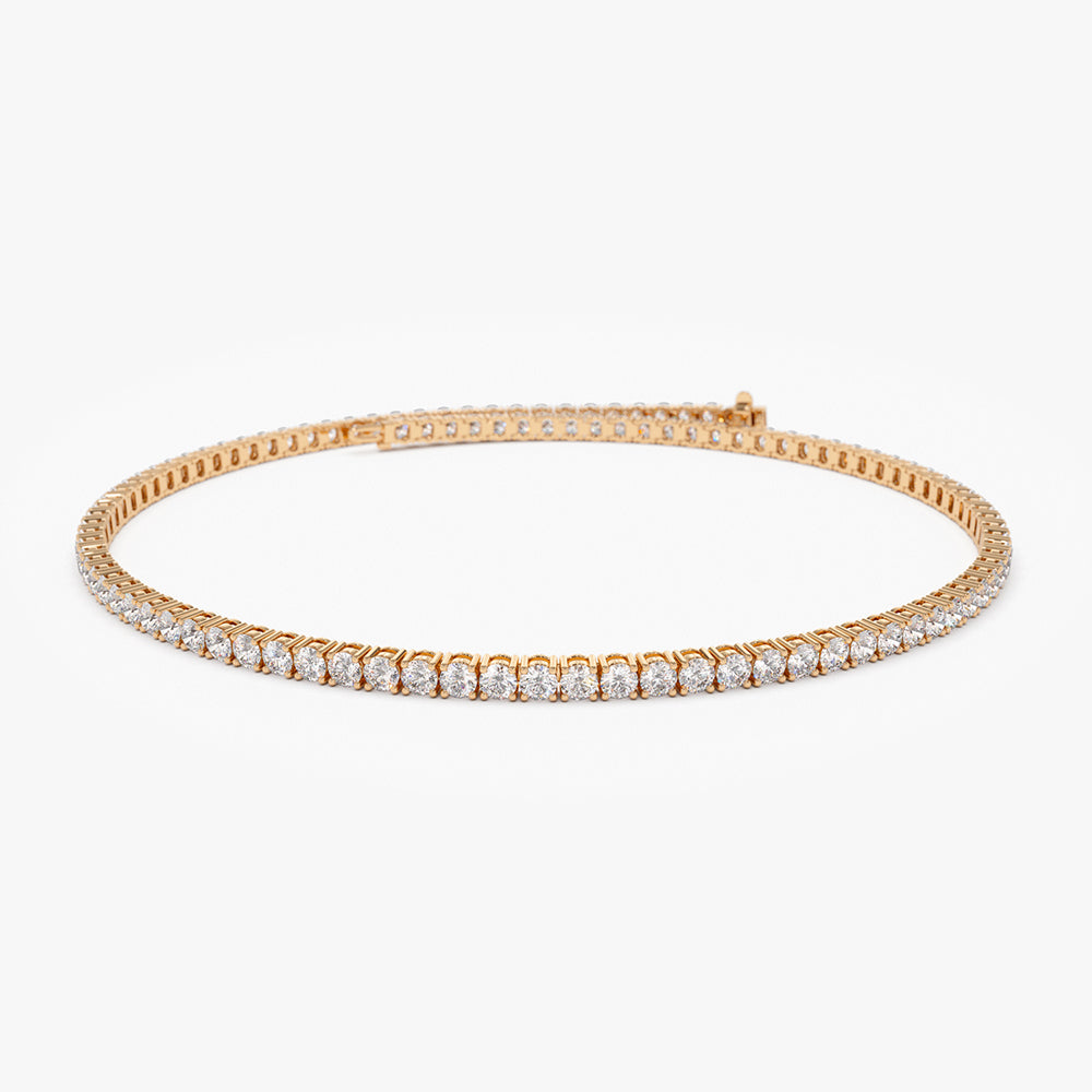 Round Diamond Tennis Bracelet