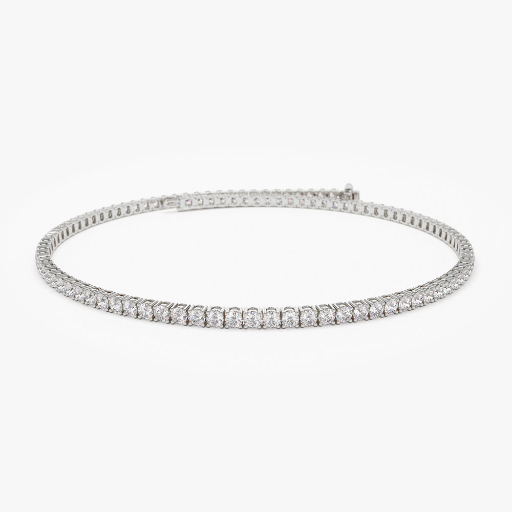 Round Diamond Tennis Bracelet