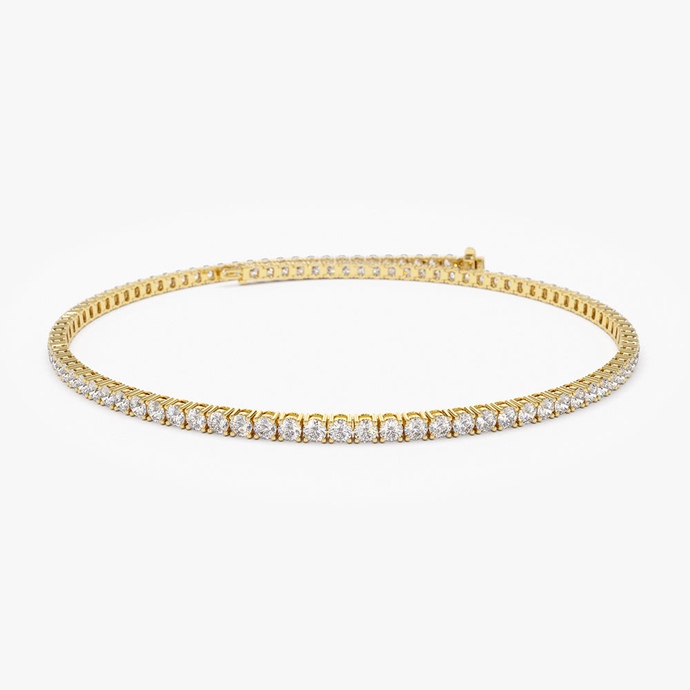 Round Diamond Tennis Bracelet