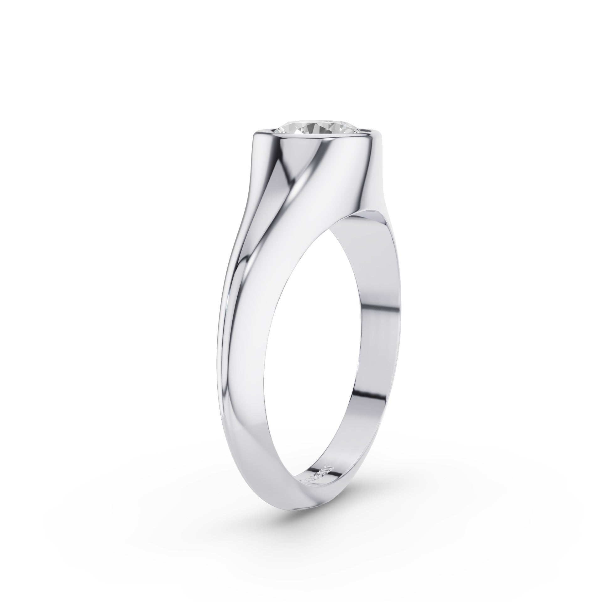 Round Shaped Lab Grown Diamond Classic Ring