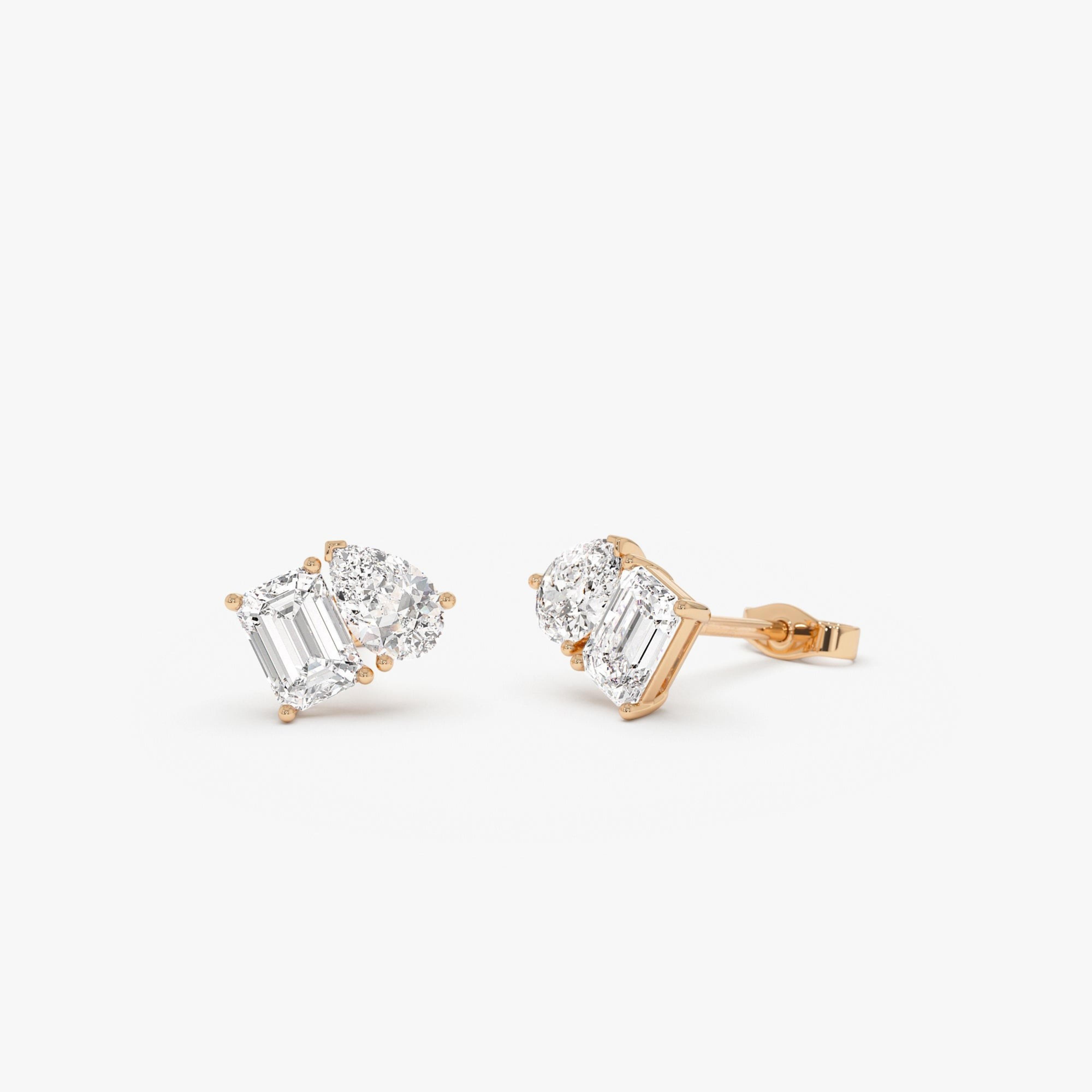 Toi et Moi Lab Grown Diamond Studs