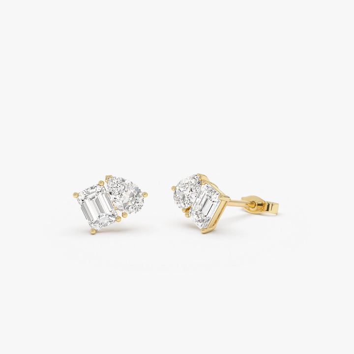 Toi et Moi Lab Grown Diamond Studs