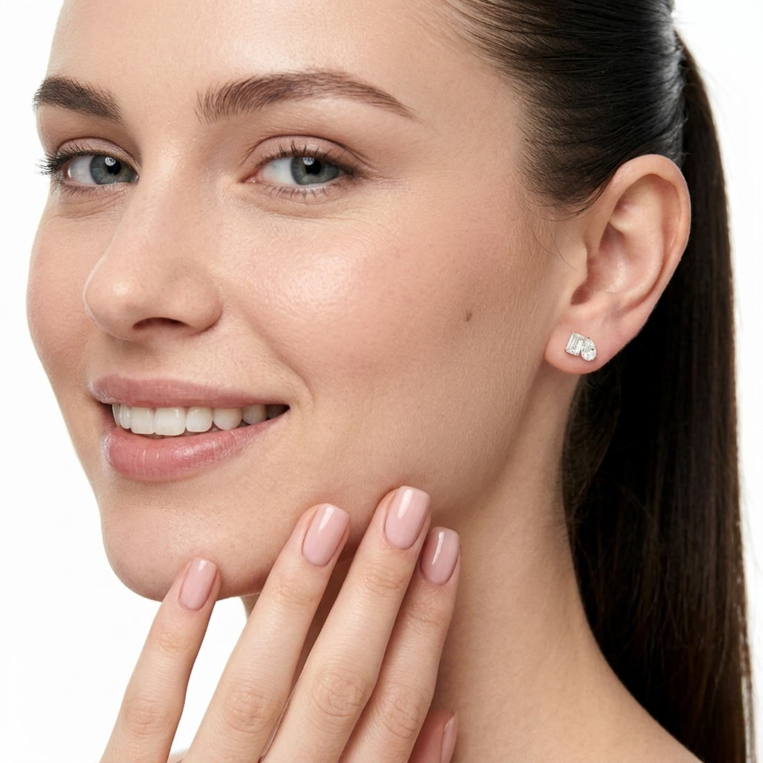 Toi et Moi Lab Grown Diamond Studs