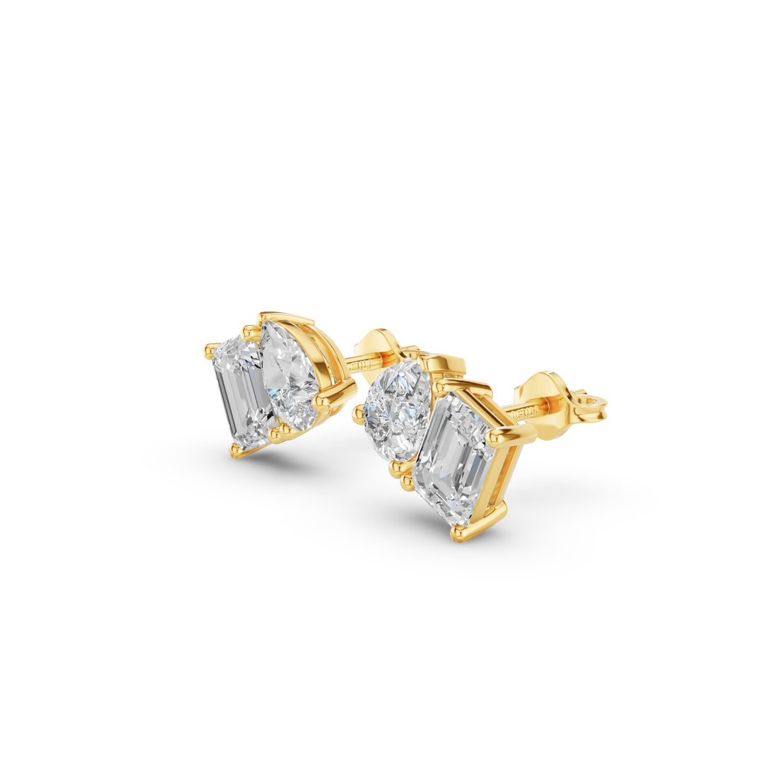 Toi et Moi Lab Grown Diamond Studs