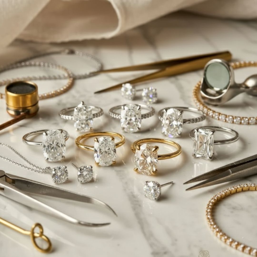 Collection of lab diamond rings with the best prices