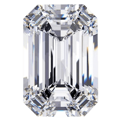 emerald shape lab grown diamond