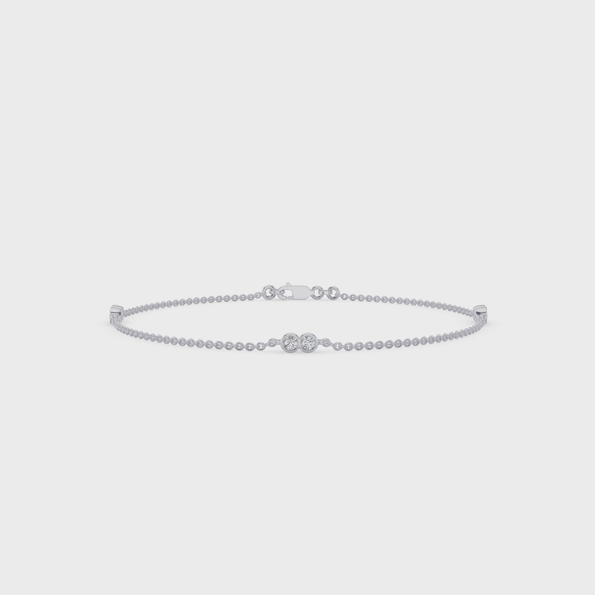 Dainty Six Stone Diamond Bracelet