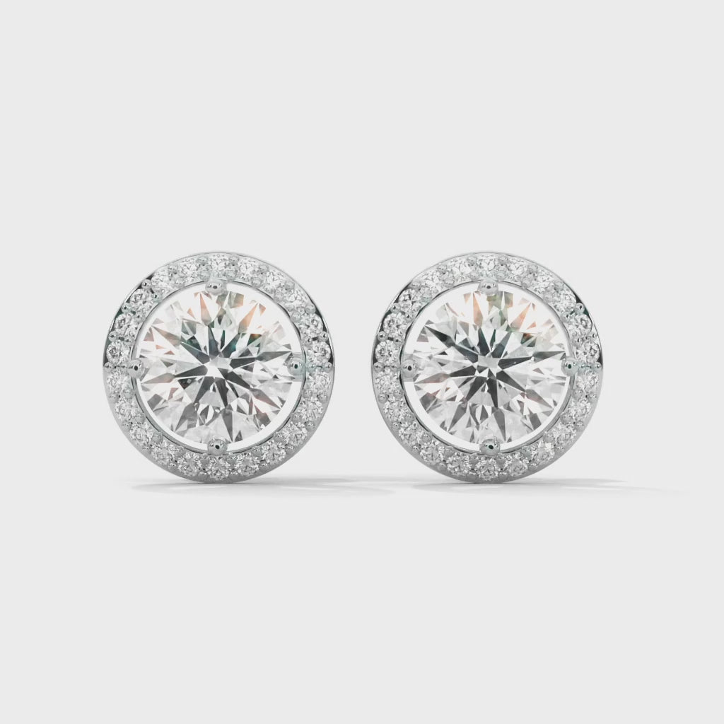 halo lab diamond stud
