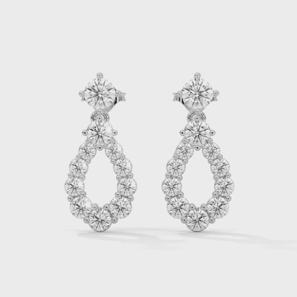 Tear drop earring