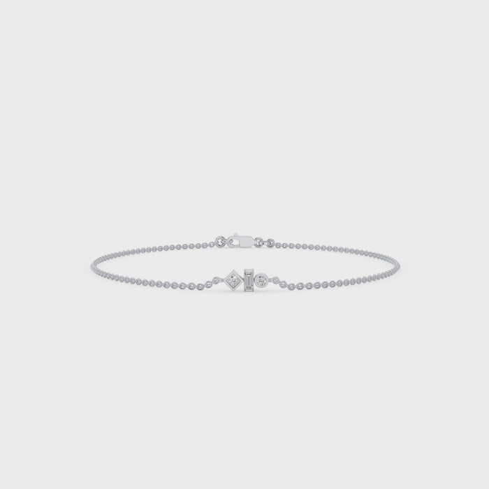 Dainty Diamond Trio Bracelet