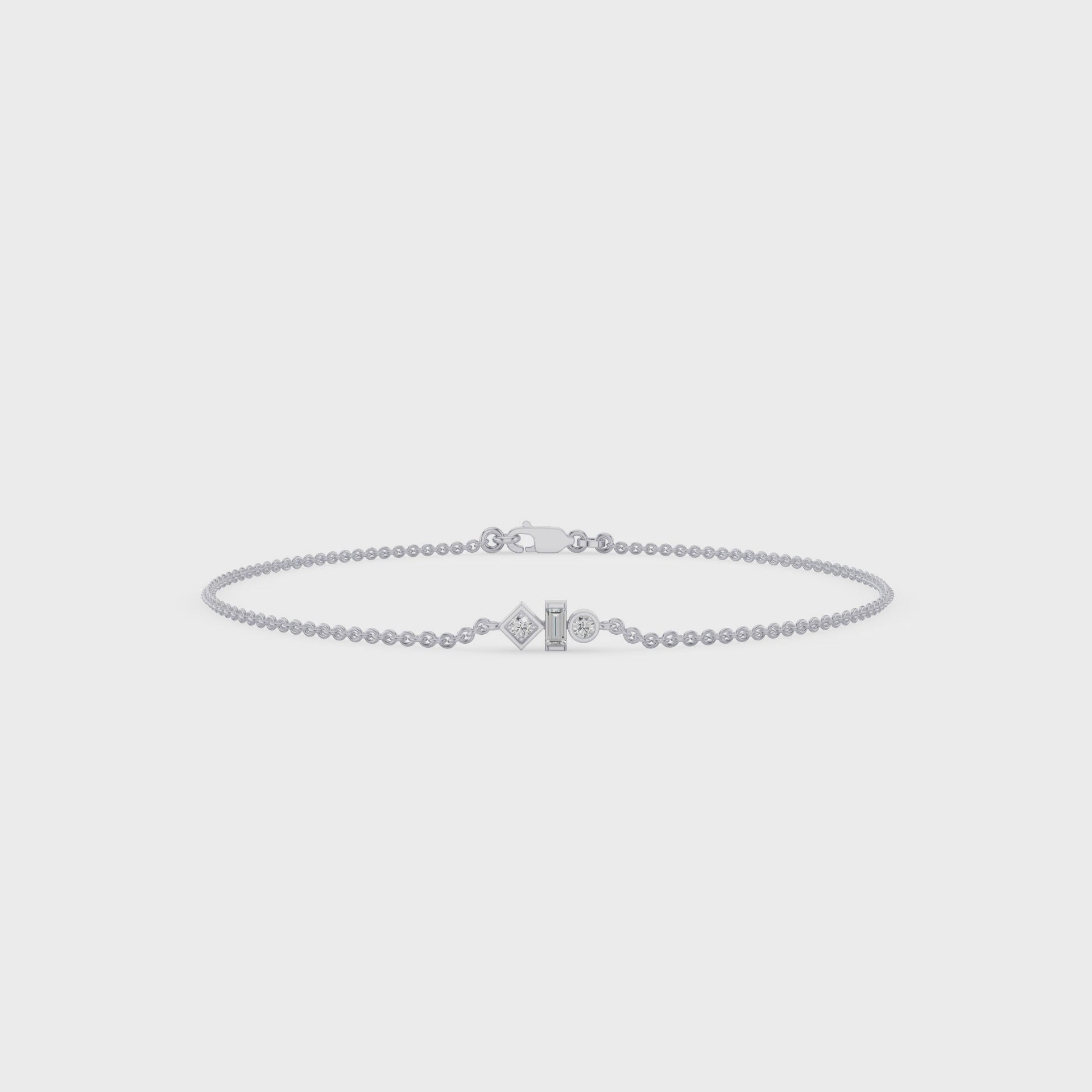 Dainty Diamond Trio Bracelet