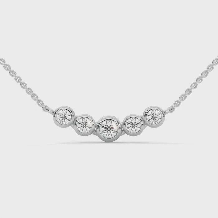 bezel set pendant