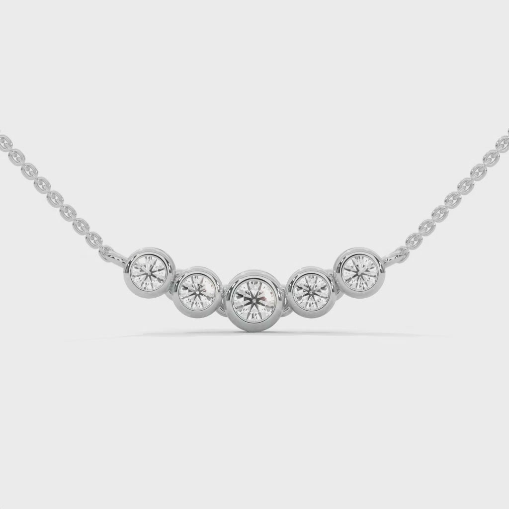 bezel set pendant