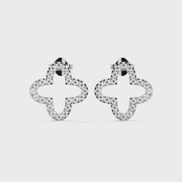 pave earring