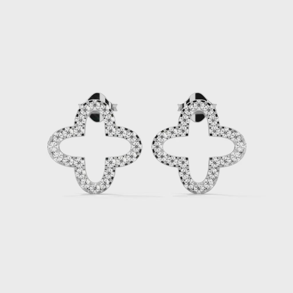 pave earring