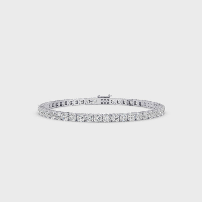 Cushion Cut Diamond Tennis Bracelet